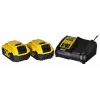 Set de herramientas combinadas a batería DeWalt DCK266P2T — 18V, 2 baterías de 5.0Ah, atornillador de impacto y taladro percutor, cargador, maletín