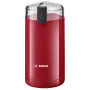 Molino de café de cuchillas Bosch TSM6A014R, capacidad 75 g, 180 W, cuchillas de acero inoxidable, rojo