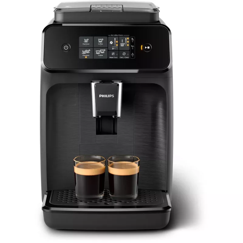 Cafetera espresso Philips EP1200/00 – superautomática, depósito de agua de 1,8 l, 15 bar, molinillo cerámico, depósito de café en grano de 275 g