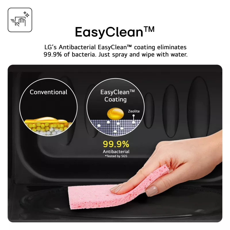 LG MH6535GIS microondas negro microondas combinado sobre encimera 25 l 1000 W