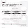 CLUB3D cable repetidor activo USB 3.2 Gen1 10 m / 32.8ft M/H 28AWG