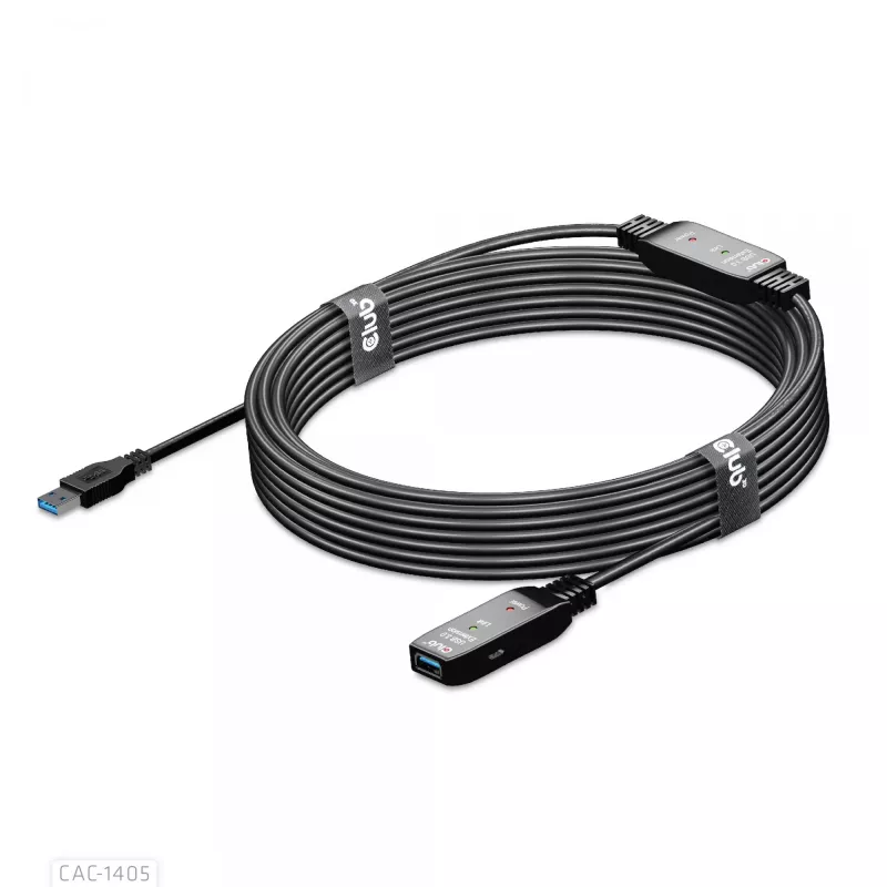 CLUB3D cable repetidor activo USB 3.2 Gen1 10 m / 32.8ft M/H 28AWG