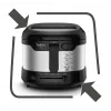 Tefal Uno FF215D freidora individual 1,8 L de sobremesa 1600 W freidora negra, acero inoxidable