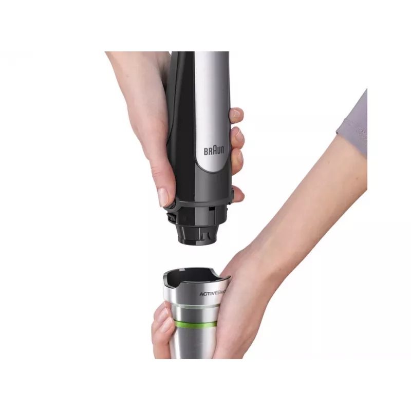 Braun MQ 7025X Batidora de mano 0,6 L 1000 W negro, acero inoxidable