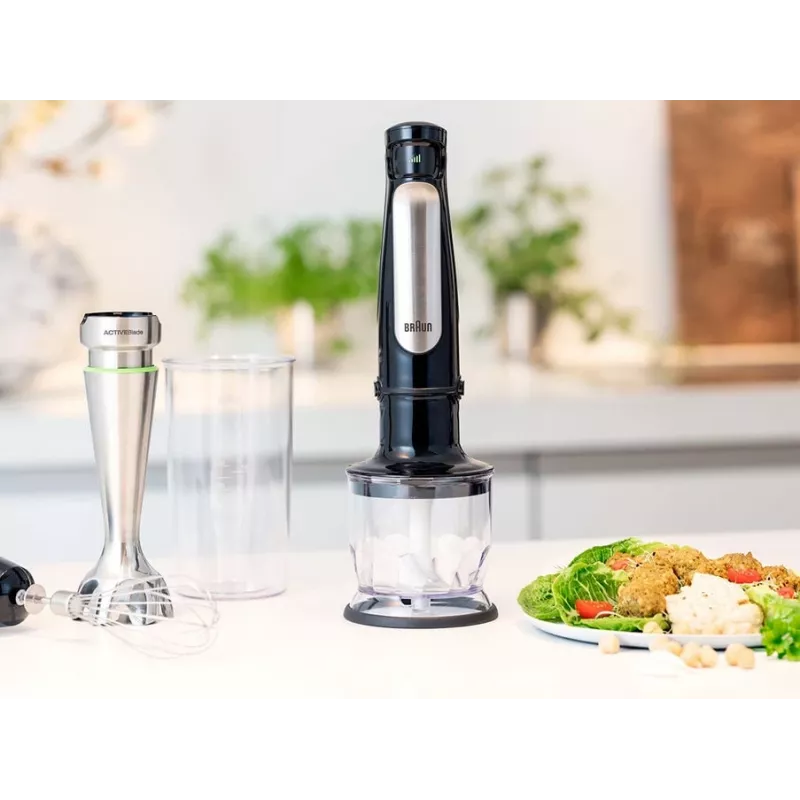 Braun MQ 7025X Batidora de mano 0,6 L 1000 W negro, acero inoxidable