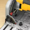 DeWALT sierra de inmersión 690 W, hoja de 165 mm, profundidad de corte 55 mm, con maletín y carril guía