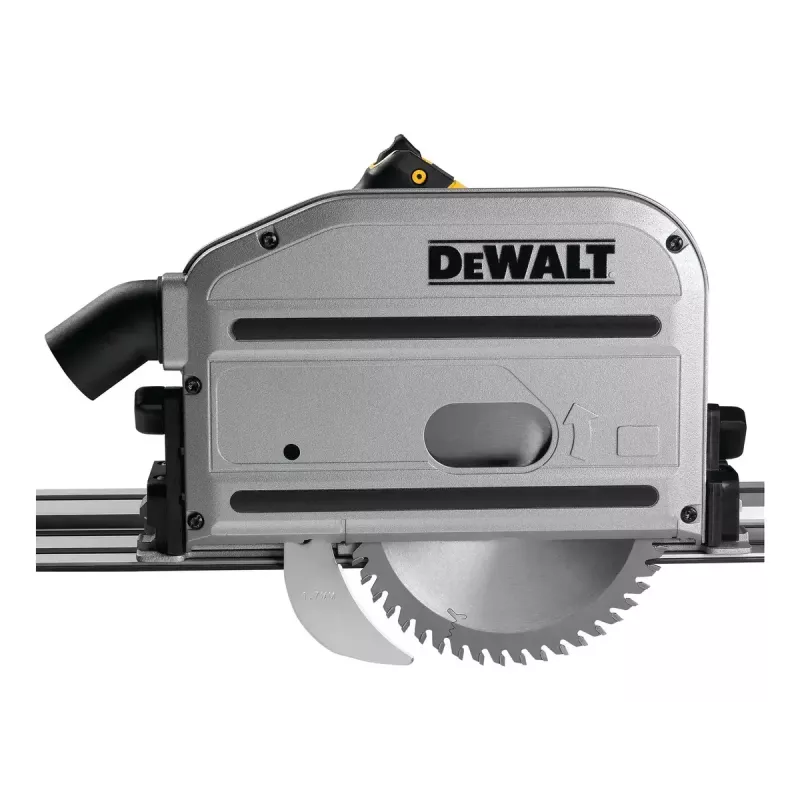 DeWALT sierra de inmersión 690 W, hoja de 165 mm, profundidad de corte 55 mm, con maletín y carril guía