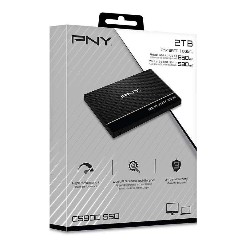 PNY SSD - CS900 - 2 TB - SATA 6 Gbit/s - 2,5