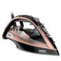 Tefal Ultimate Pure FV9845 plancha de vapor, 3200 W, suela Durilium AirGlide Autoclean, 60 g/min de vapor continuo, 260 g/min de golpe de vapor, depósito de 350 ml, vapor vertical, negro/cobre