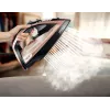 Tefal Ultimate Pure FV9845 plancha de vapor, 3200 W, suela Durilium AirGlide Autoclean, 60 g/min de vapor continuo, 260 g/min de golpe de vapor, depósito de 350 ml, vapor vertical, negro/cobre