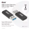 CLUB3D Adaptador USB 3.2 Gen1 Type-A a USB 3.2 Gen1 Type-C macho/hembra