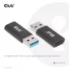 CLUB3D Adaptador USB 3.2 Gen1 Type-A a USB 3.2 Gen1 Type-C macho/hembra