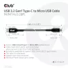 Cable USB 3.2 Gen1 Type-C a Micro-USB M/M 1 m / 3,28 ft CLUB3D