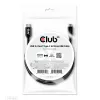 Cable USB 3.2 Gen1 Type-C a Micro-USB M/M 1 m / 3,28 ft CLUB3D