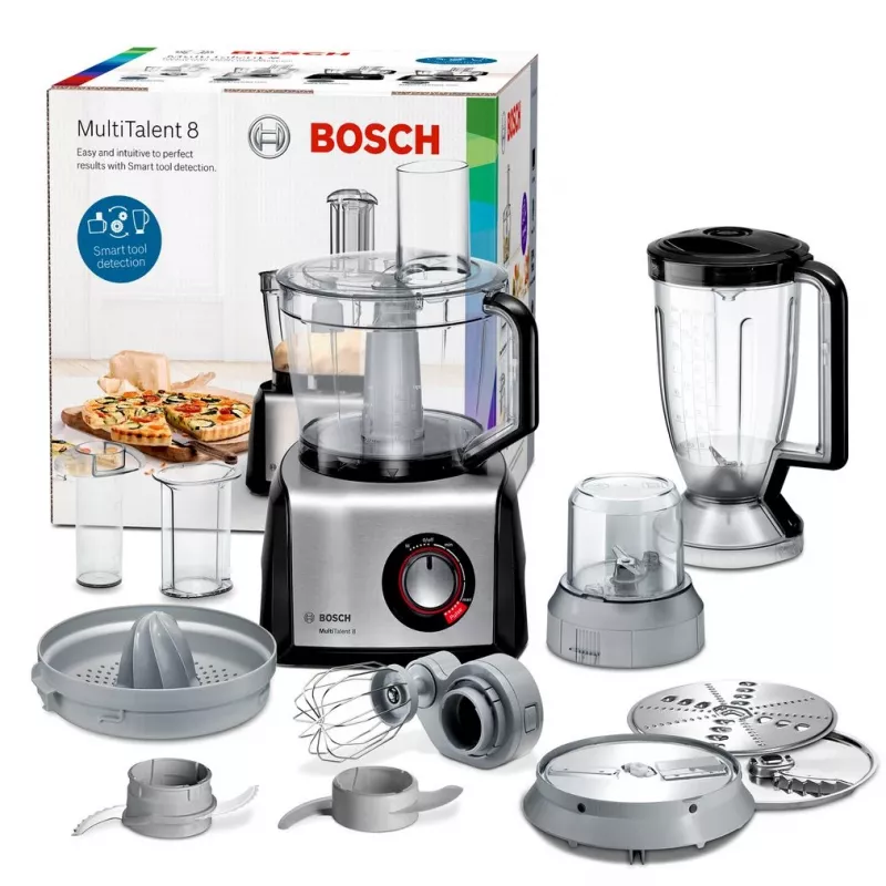 Robot de cocina Bosch MC812M844 1250 W 3,9 L negro, acero inoxidable