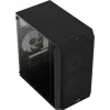 Caja de PC AEROCOOL CS107V2 Mini Tower — negra, microATX/Mini-ITX, 2 ventiladores de 120 mm, 1 bahía de 3,5 pulgadas + 2 de 2,5 pulgadas