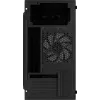 Caja de PC AEROCOOL CS107V2 Mini Tower — negra, microATX/Mini-ITX, 2 ventiladores de 120 mm, 1 bahía de 3,5 pulgadas + 2 de 2,5 pulgadas