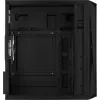 Caja de PC AEROCOOL CS107V2 Mini Tower — negra, microATX/Mini-ITX, 2 ventiladores de 120 mm, 1 bahía de 3,5 pulgadas + 2 de 2,5 pulgadas