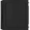 Caja de PC AEROCOOL CS107V2 Mini Tower — negra, microATX/Mini-ITX, 2 ventiladores de 120 mm, 1 bahía de 3,5 pulgadas + 2 de 2,5 pulgadas
