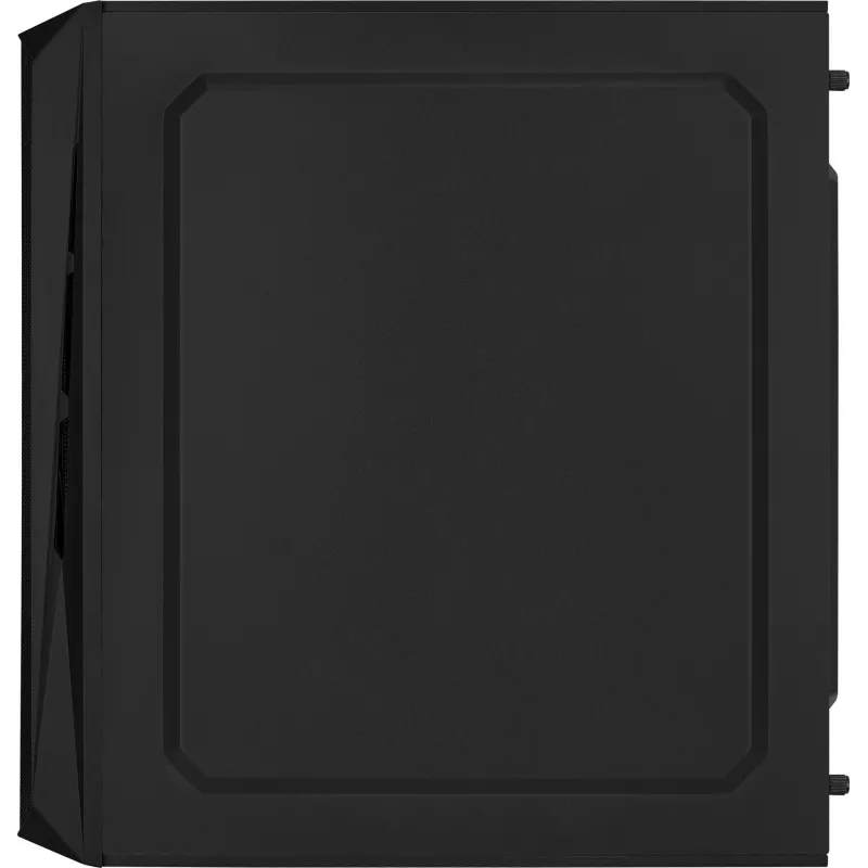 Caja de PC AEROCOOL CS107V2 Mini Tower — negra, microATX/Mini-ITX, 2 ventiladores de 120 mm, 1 bahía de 3,5 pulgadas + 2 de 2,5 pulgadas