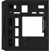 Caja de PC AEROCOOL CS107V2 Mini Tower — negra, microATX/Mini-ITX, 2 ventiladores de 120 mm, 1 bahía de 3,5 pulgadas + 2 de 2,5 pulgadas