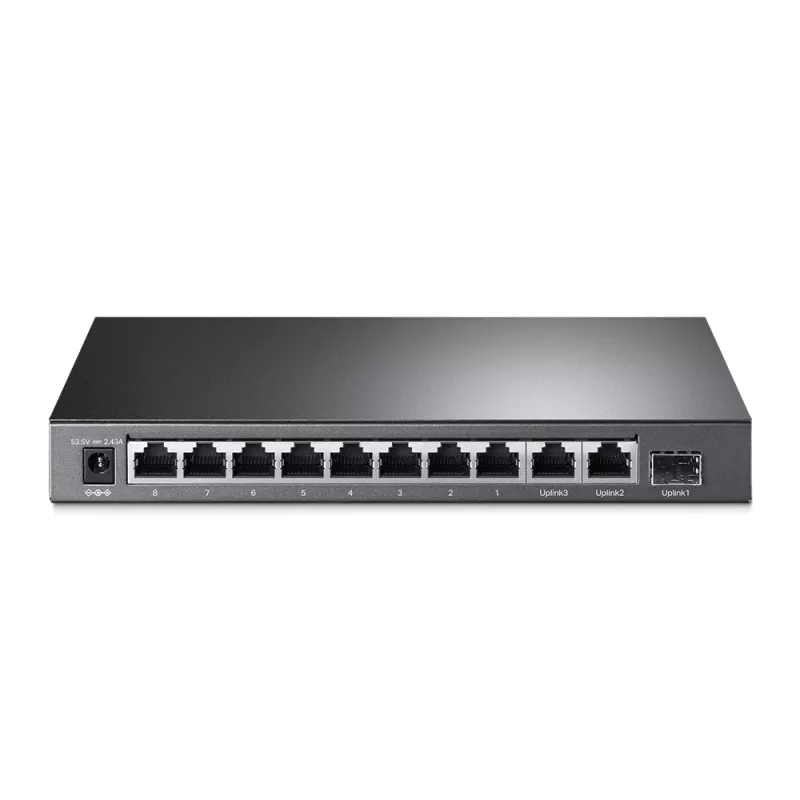 Switch de red TP-Link TL-SG1210MP no gestionado Gigabit Ethernet (10/100/1000) Power over Ethernet (PoE) negro