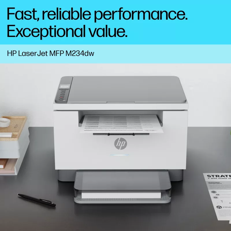 Impresora láser multifunción HP LaserJet MFP M234dw — mono, A4, 29 ppm, dúplex, Wi‑Fi, Ethernet