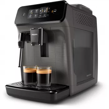 Cafetera espresso Philips EP1224, superautomática, depósito de agua de 1,8 L, 15 bar, molinillo cerámico, 12 ajustes de molienda