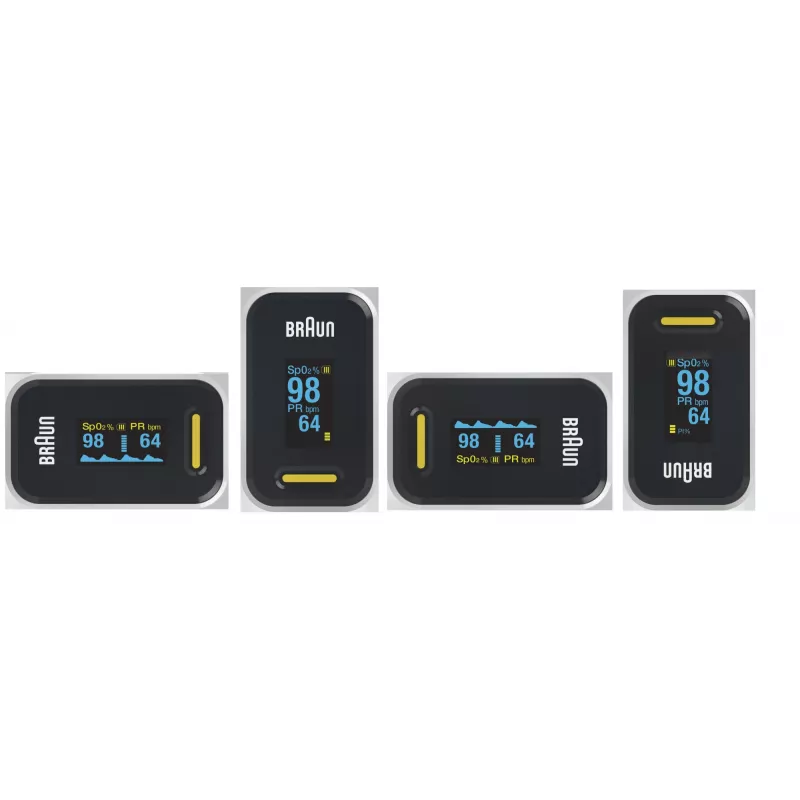 Pulsioxímetro Braun YK-81CEU 1, negro