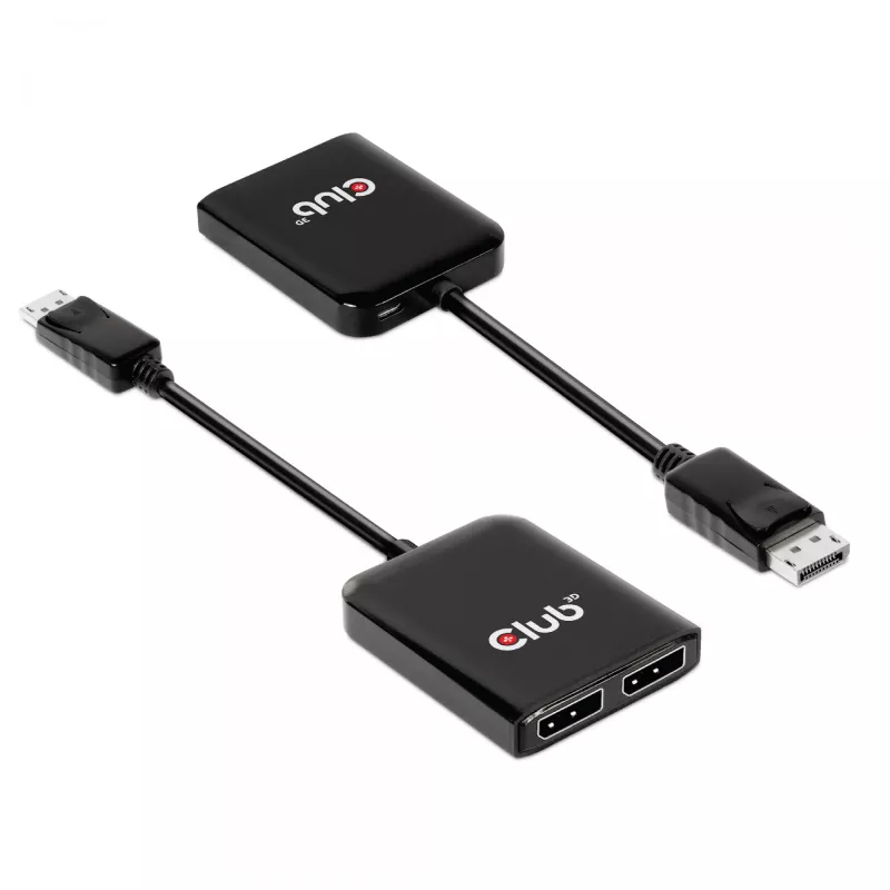 Hub MST DisplayPort 1.4 a DisplayPort + HDMI 4K60Hz CLUB3D CSV-7220