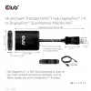 Hub MST DisplayPort 1.4 a DisplayPort + HDMI 4K60Hz CLUB3D CSV-7220