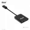 Hub MST DisplayPort 1.4 a DisplayPort + HDMI 4K60Hz CLUB3D CSV-7220