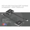 Hub MST CLUB3D USB3.2 Gen2 Type-C (DP Alt-Mode) a DisplayPort + HDMI 4K60Hz M/H