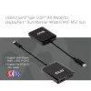 Hub MST CLUB3D USB3.2 Gen2 Type-C (DP™ Alt-Mode) a DisplayPort™ doble monitor 4K60Hz M/H