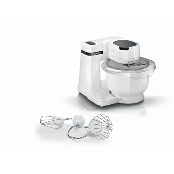 Robot de cocina Bosch Serie 2 MUMS2AW00 — 700 W, bol de 3,8 L, 4 velocidades, blanco