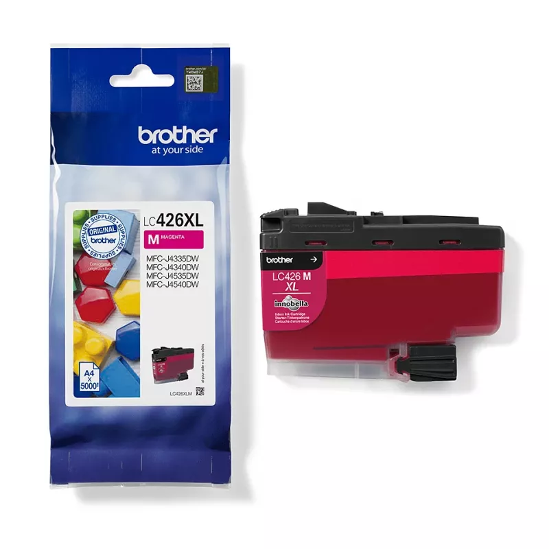 Cartucho de tinta Brother LC-426XLM, 1 ud., original, alta capacidad (XL), magenta