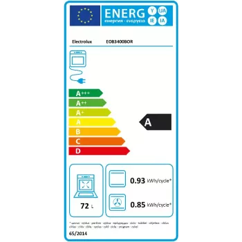 Horno de empotrar Electrolux EOB3400BOR, horno eléctrico