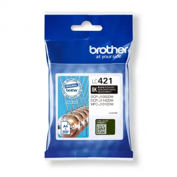 Cartucho de tinta Brother LC421BK 1 unidad original negro