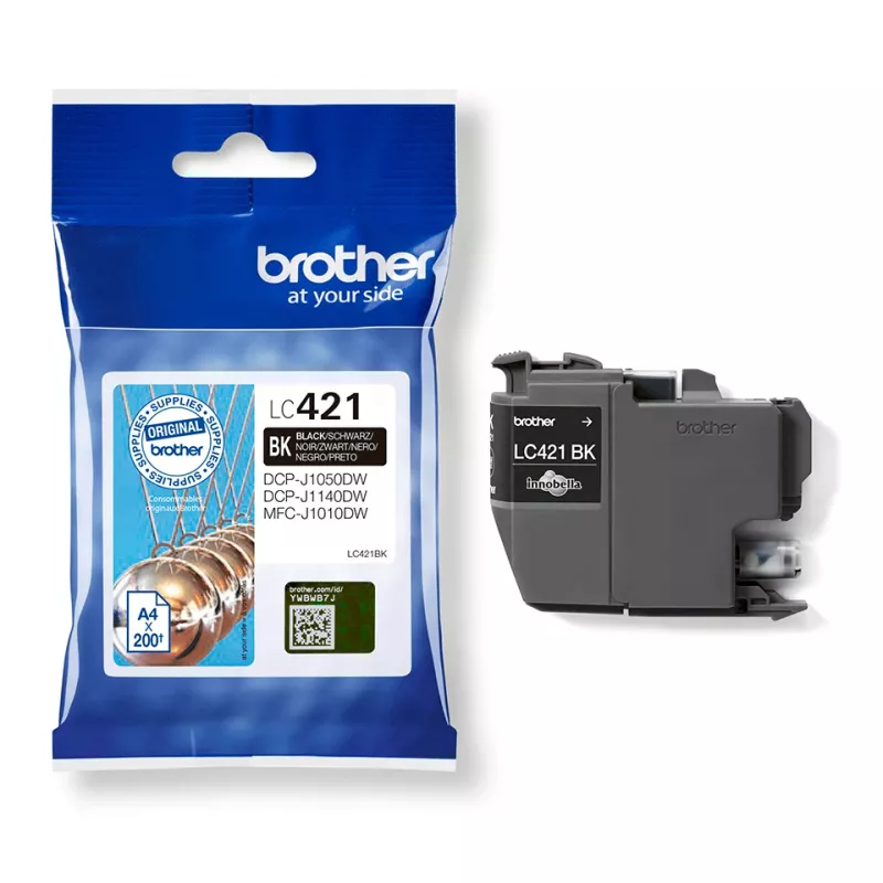 Cartucho de tinta Brother LC421BK 1 unidad original negro