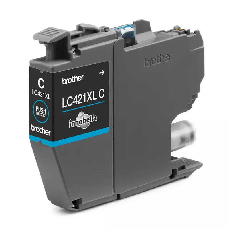 Cartucho de tinta Brother LC-421XLC 1 unidad original alto rendimiento (XL) cian