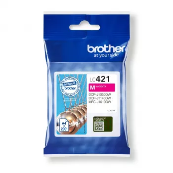 Cartucho de tinta Brother LC421M 1 unidad original magenta