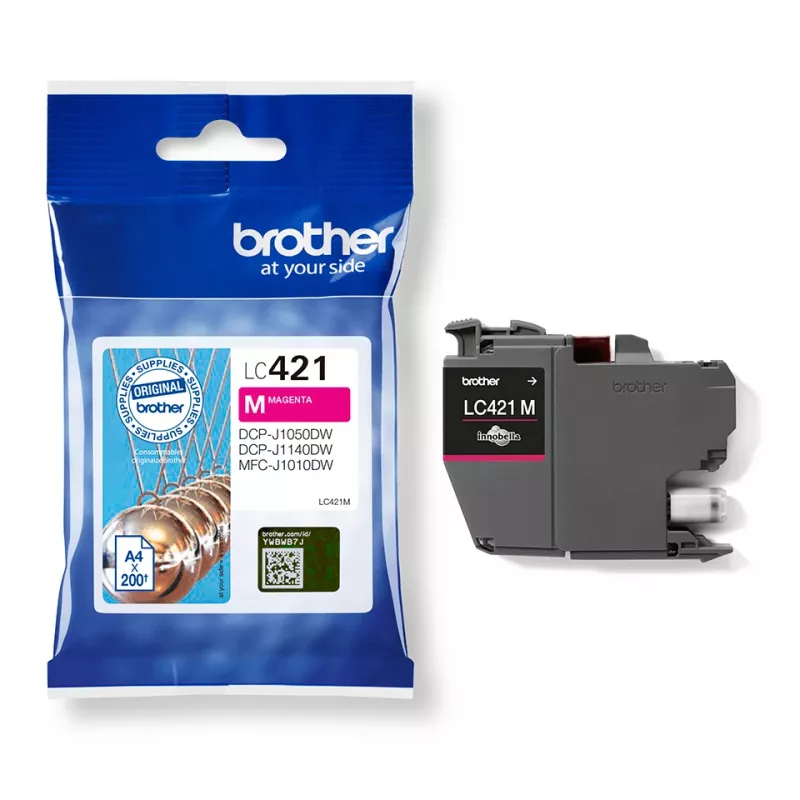 Cartucho de tinta Brother LC421M 1 unidad original magenta