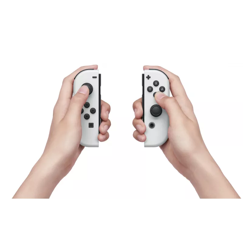 Nintendo Switch OLED, Nintendo Switch, NVIDIA Custom Tegra, blanco, analógico / digital, botón Home, botón encendido/apagado, botones