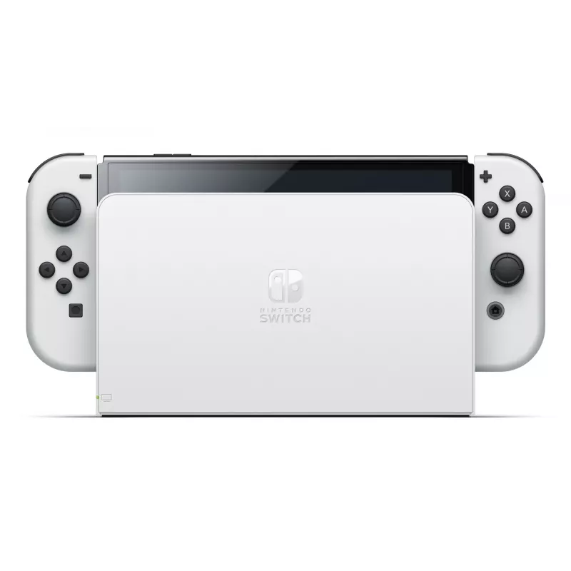 Nintendo Switch OLED, Nintendo Switch, NVIDIA Custom Tegra, blanco, analógico / digital, botón Home, botón encendido/apagado, botones