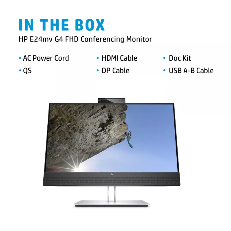 Monitor HP E24mv G4 23,8 pulgadas Full HD 1920 x 1080