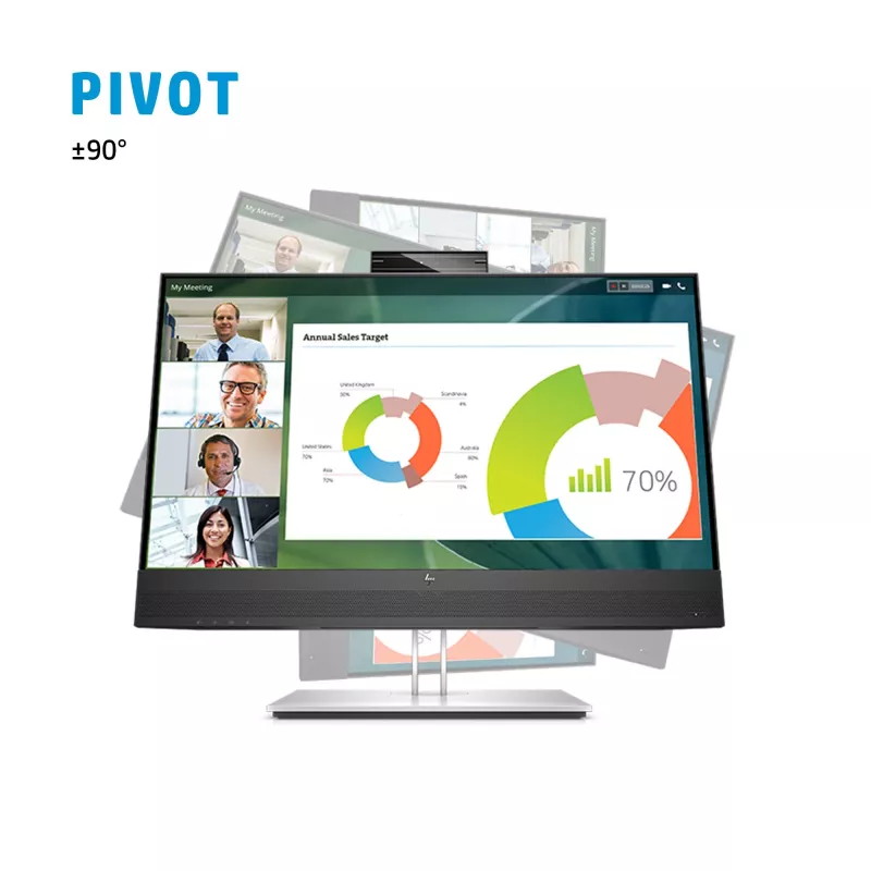 Monitor HP E24mv G4 23,8 pulgadas Full HD 1920 x 1080