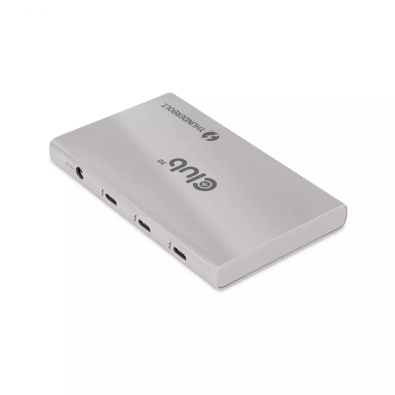 Hub portátil 5 en 1 con Smart Power CLUB3D certificado Thunderbolt™4