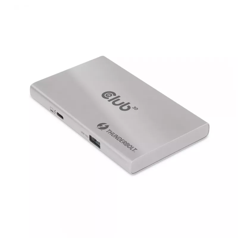 Hub portátil 5 en 1 con Smart Power CLUB3D certificado Thunderbolt™4