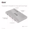 Hub portátil 5 en 1 con Smart Power CLUB3D certificado Thunderbolt™4