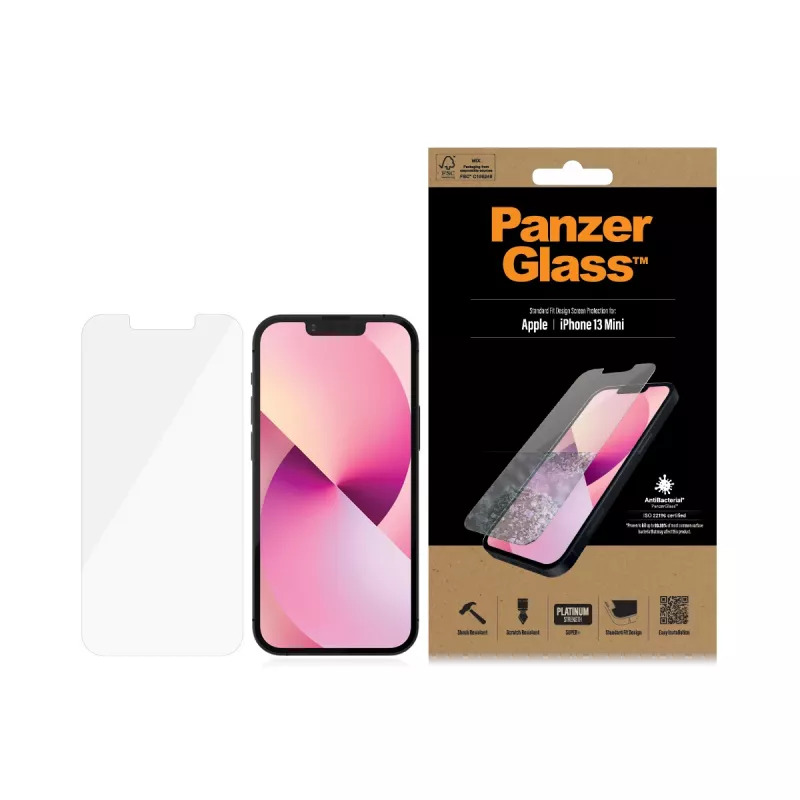 Protector de pantalla PanzerGlass para Apple iPhone 13 Mini Standard Fit